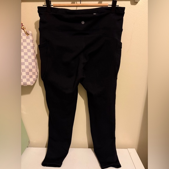 Athleta Altitude Fleece Lined Stash High Rise Legging Large Legging✨Retail $129 - Picture 4 of 6